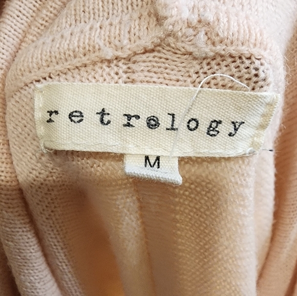 RETROLOGY Pink Cowl neck Sweater Size M - Picture 6 of 10